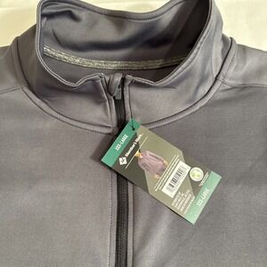 Kirkland‎ Signature Men's Quarter 1/4 Zip Pullover Grey XL